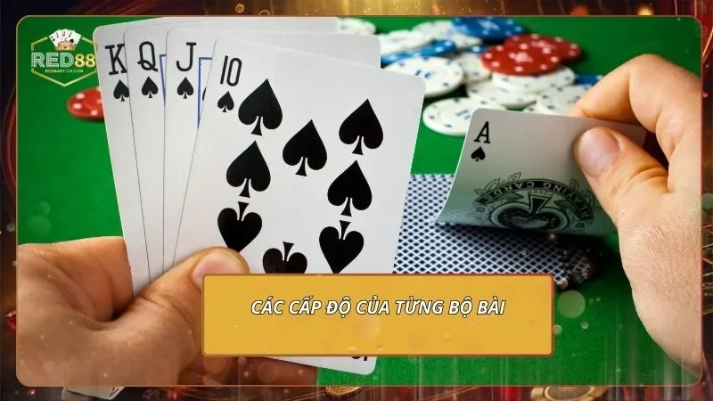 Mậu Binh Online - Đấu Trí Thả Ga, Đổi Quà Cực Đã 2 Các cấp độ của từng bộ bài