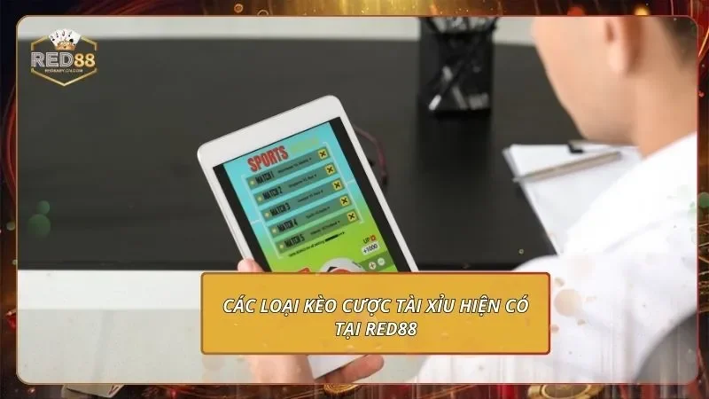 Kèo Tài Xỉu - Học Chơi Đúng Nhịp, Săn Cược Thắng Lớn 3 Các loại kèo cược tài xỉu hiện có tại RED88