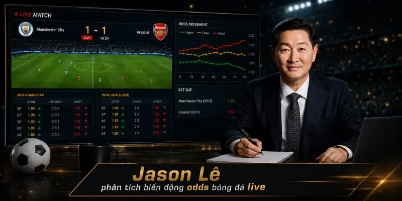 Jason Lê – Biên tập viên nội dung cá cược tại RED88 2 Jason Lê theo dõi biến động odds và kèo live bóng đá trên hệ thống cá cược online