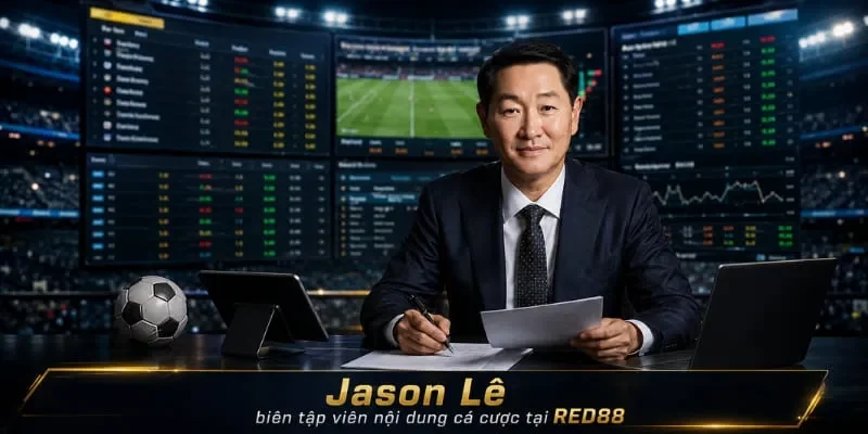 Jason Lê – Biên tập viên nội dung cá cược tại RED88 1 Jason Lê là biên tập viên nội dung RED88 có nhiều kinh nghiệm theo dõi kèo bóng đá live và biến động tỷ lệ cược